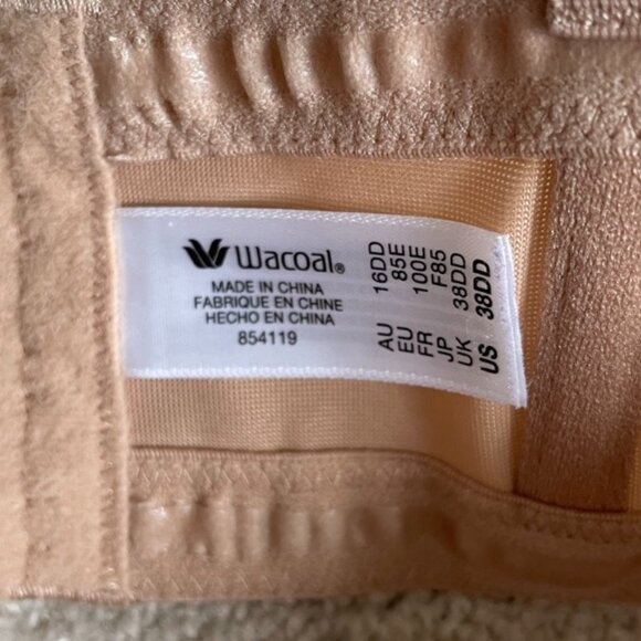 Wacoal Redcarpet Strapless Bra Sz 38DD - Picture 2 of 3